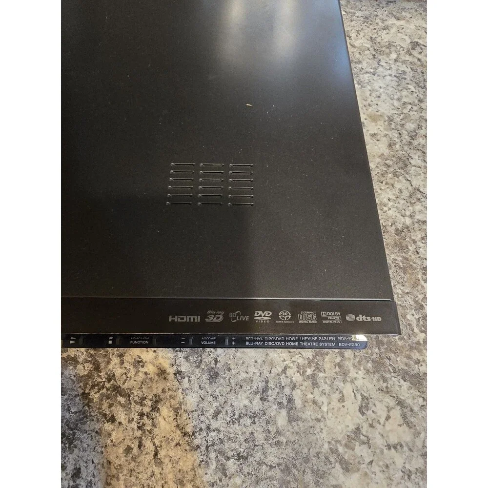 Sony BDV-E280 3D Blu-Ray DVD Home Theater System w/ Remote Tested